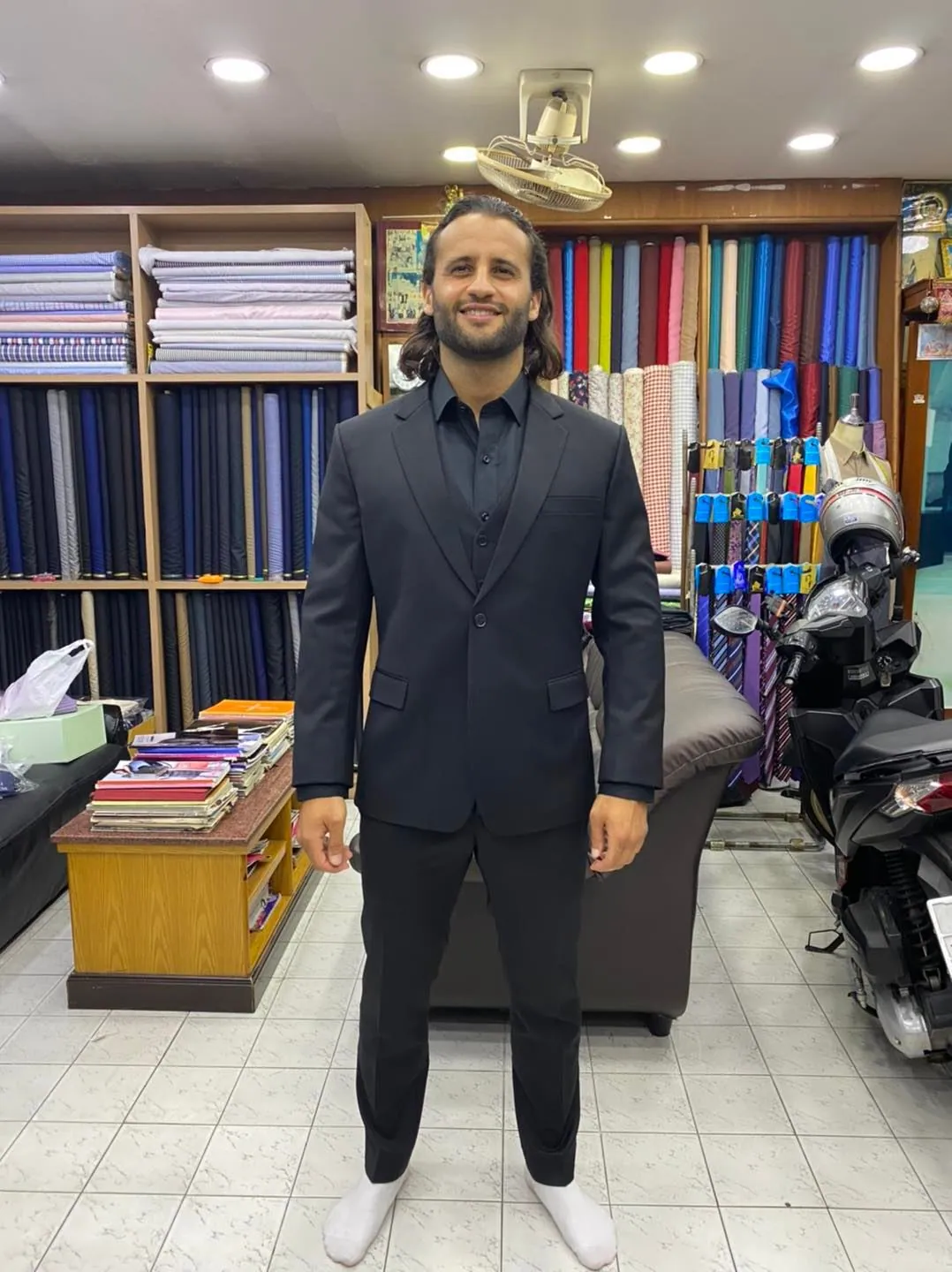 Man in a formal black suit